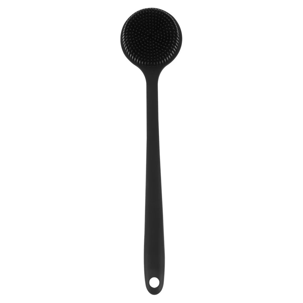 Bath Brush Silicone Body Scrubber, Elderly Back Exfoliating