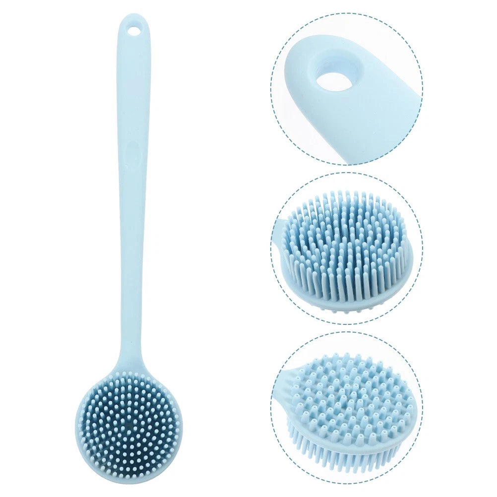 Silicone Bath Brush Man Back Cleaning Scrubber Backbrush for Shower