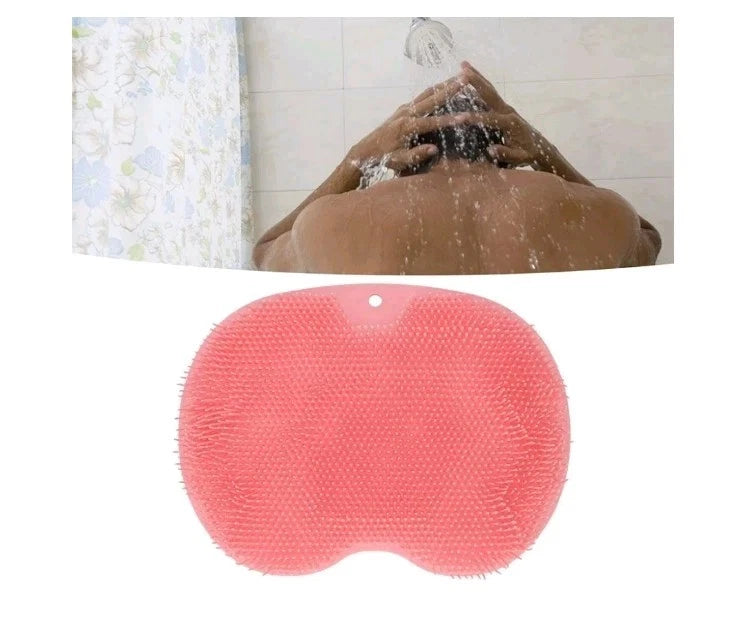 Non-Slip Shower Foot Massager Scrubber Mat Feet Washer Back Body Bath Brush Pad