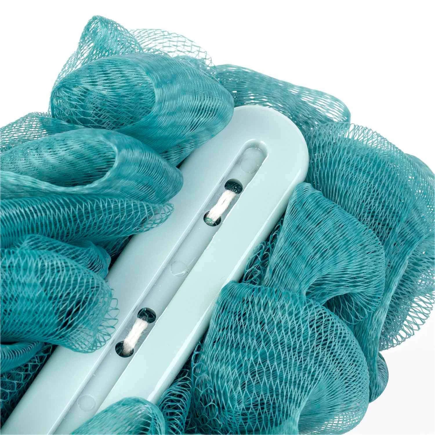 Back Scrubber for Shower, Loofah Long Handle Bath Body Brush, Soft Nylon Mesh Sp