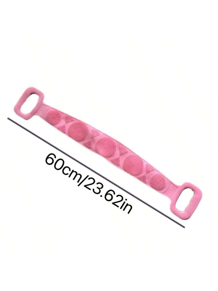Silicone Body Cleaning Brush Shower Scrub Double Sided Back Scrubber Bath Shower