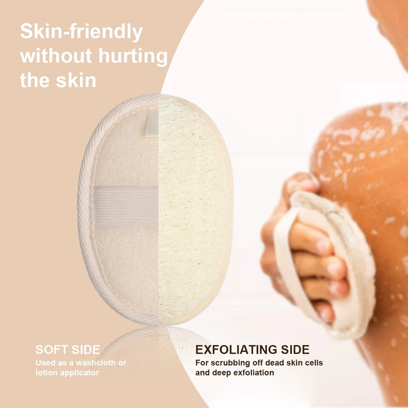 Sponge Pad Loofah Exfoliating Body Skin Bath Shower Spa Brush Au Stock
