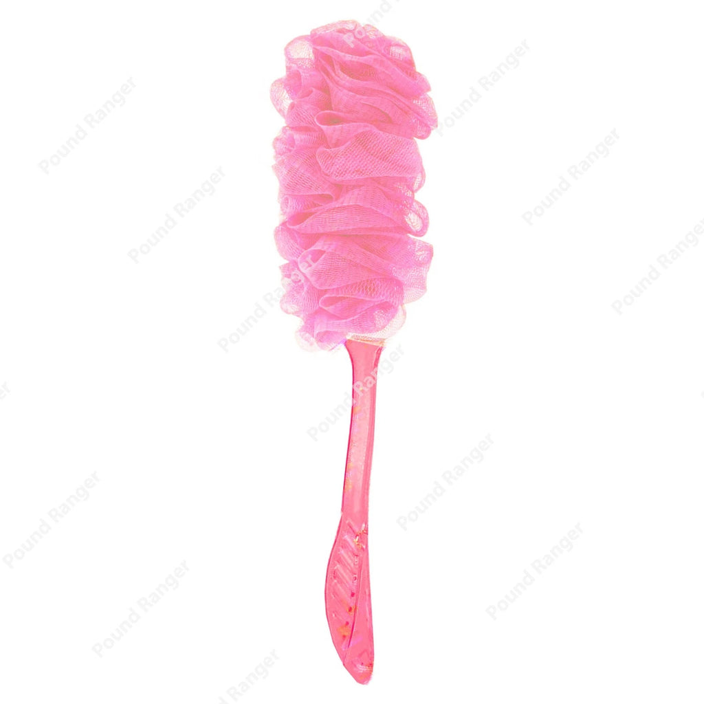 Long Handle Soft Bath Brush Back Scrubber Mesh Sponge Loofah Body Puff Shower