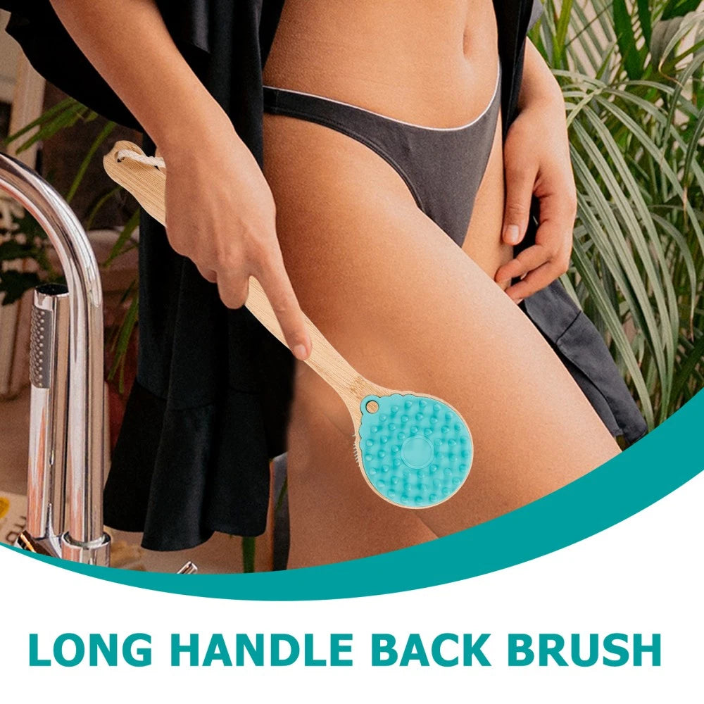 Bath Massage Brush Exfoliating Body Scrubber Back for Shower Bathroom