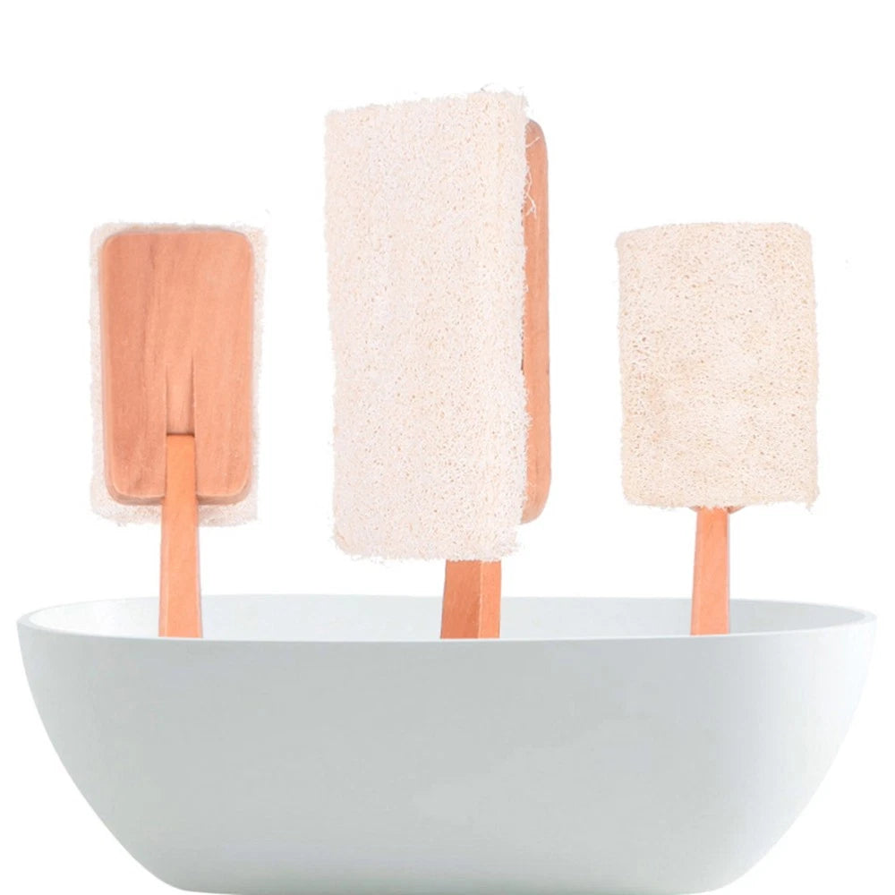 Loofah Bath Brush Body Exfoliator Natural Back Scrubber Bathing for