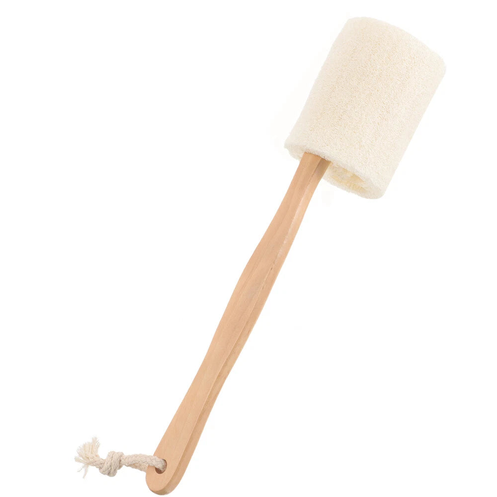 Loofah Shower Brush Handheld Cleansing Skin Body Scrub Exfoliator