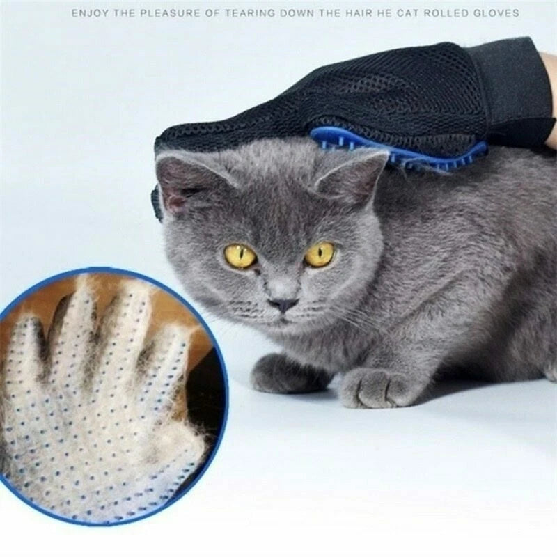 Cat gloves Pet Dog brush Cat Self Grooming shedding Glove Dog Bath Cat cleaning