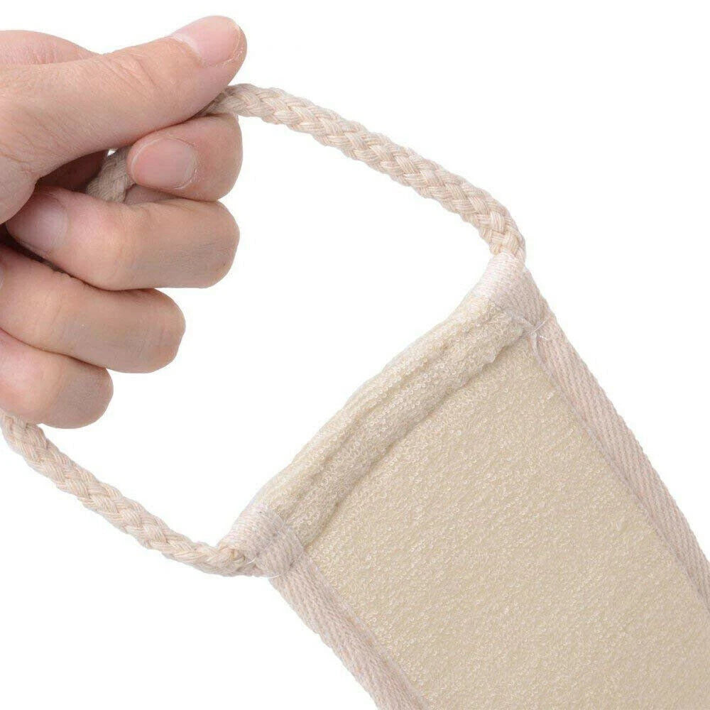 Exfoliating Loofah Loofa Back Strap  Bath Shower Body Sponge Scrubber Brush'