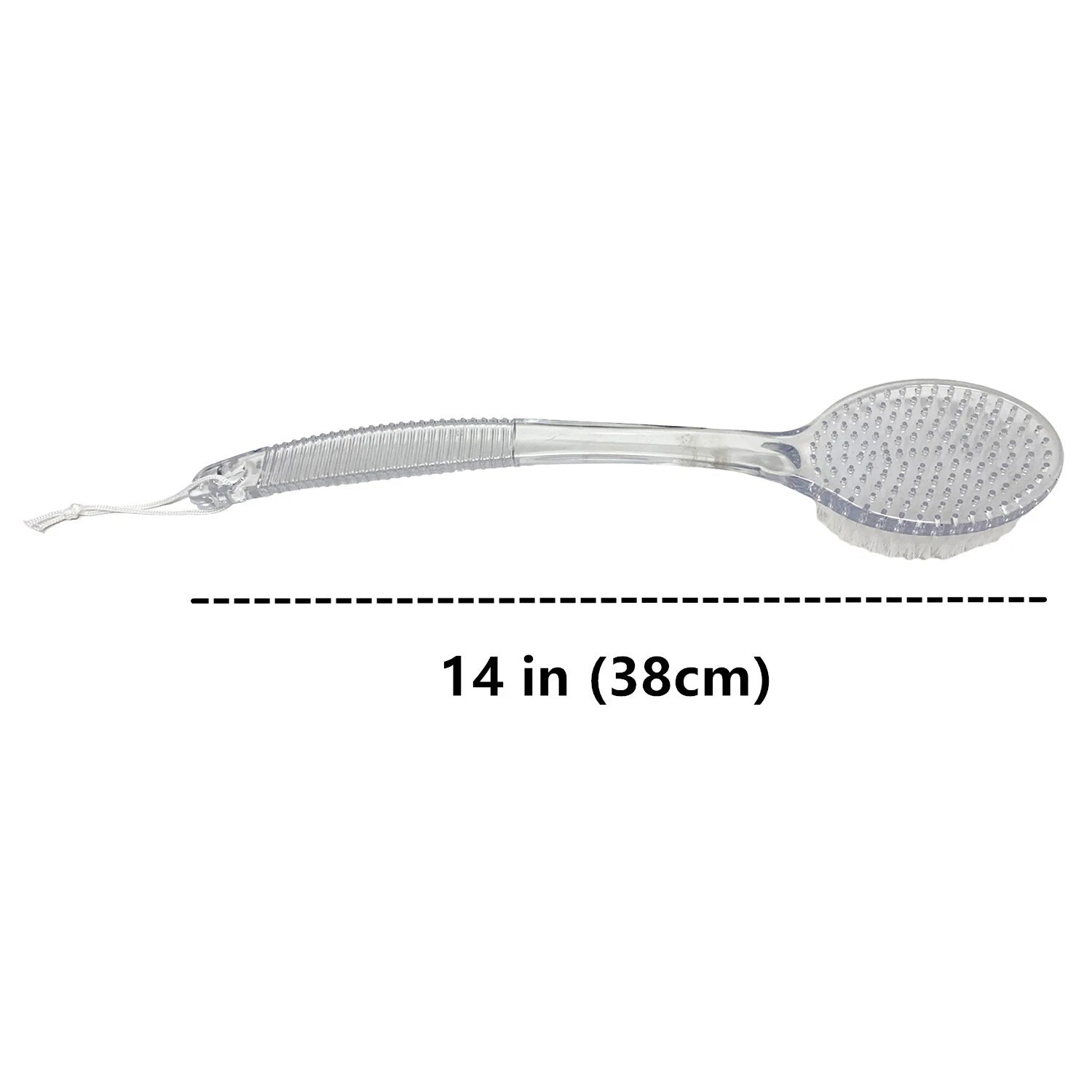 14" Exfoliating Back Scrub, Shower Bath Body Brush Scrubber & Massager
