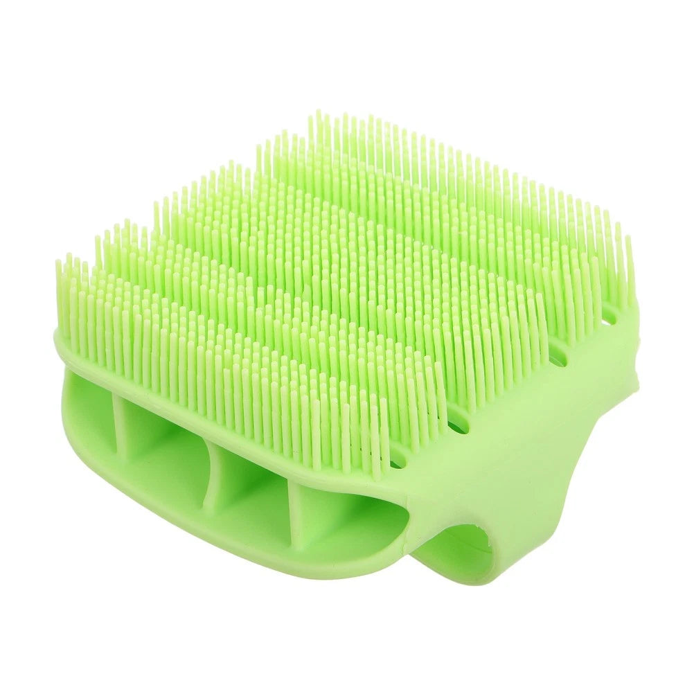 Silicone Bath Massage Brush Man Back Scrubber for Shower Women Body
