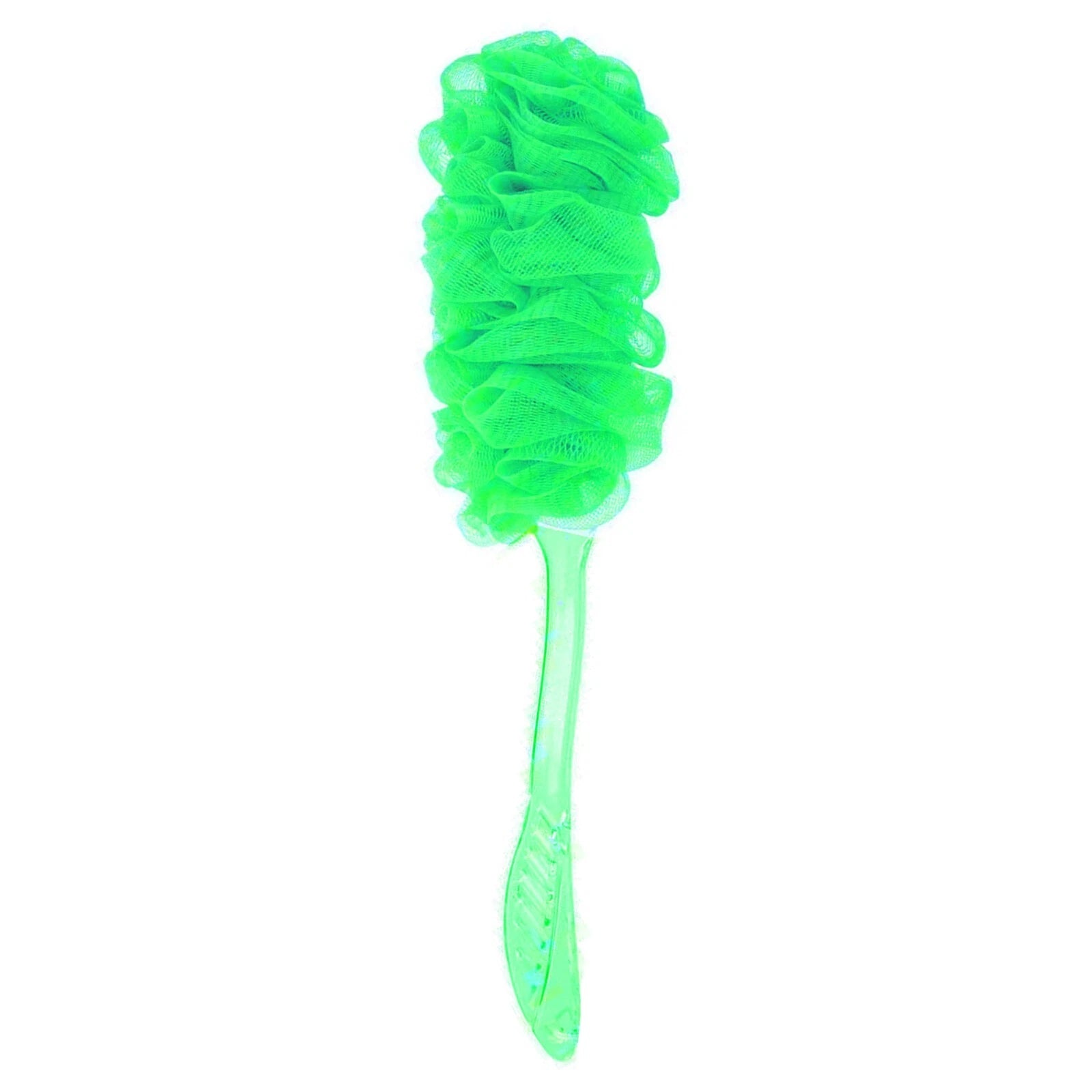 Long Handle Soft Bath Brush Back Scrubber Mesh Sponge Loofah Body Puff Shower