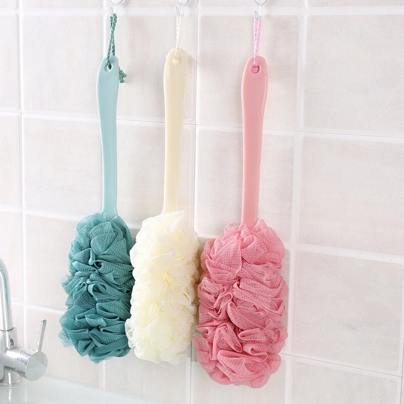 Long Handle Bath Brush Back Scrubber for Shower Loofah Sponge Body Back Brushes