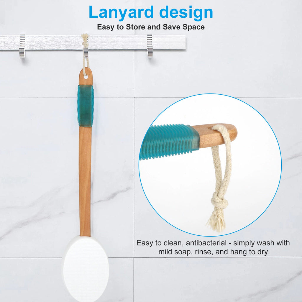 Long Lotion Applicator Back Brush Perfect for Tanning Skin Cream Or Any Lotions
