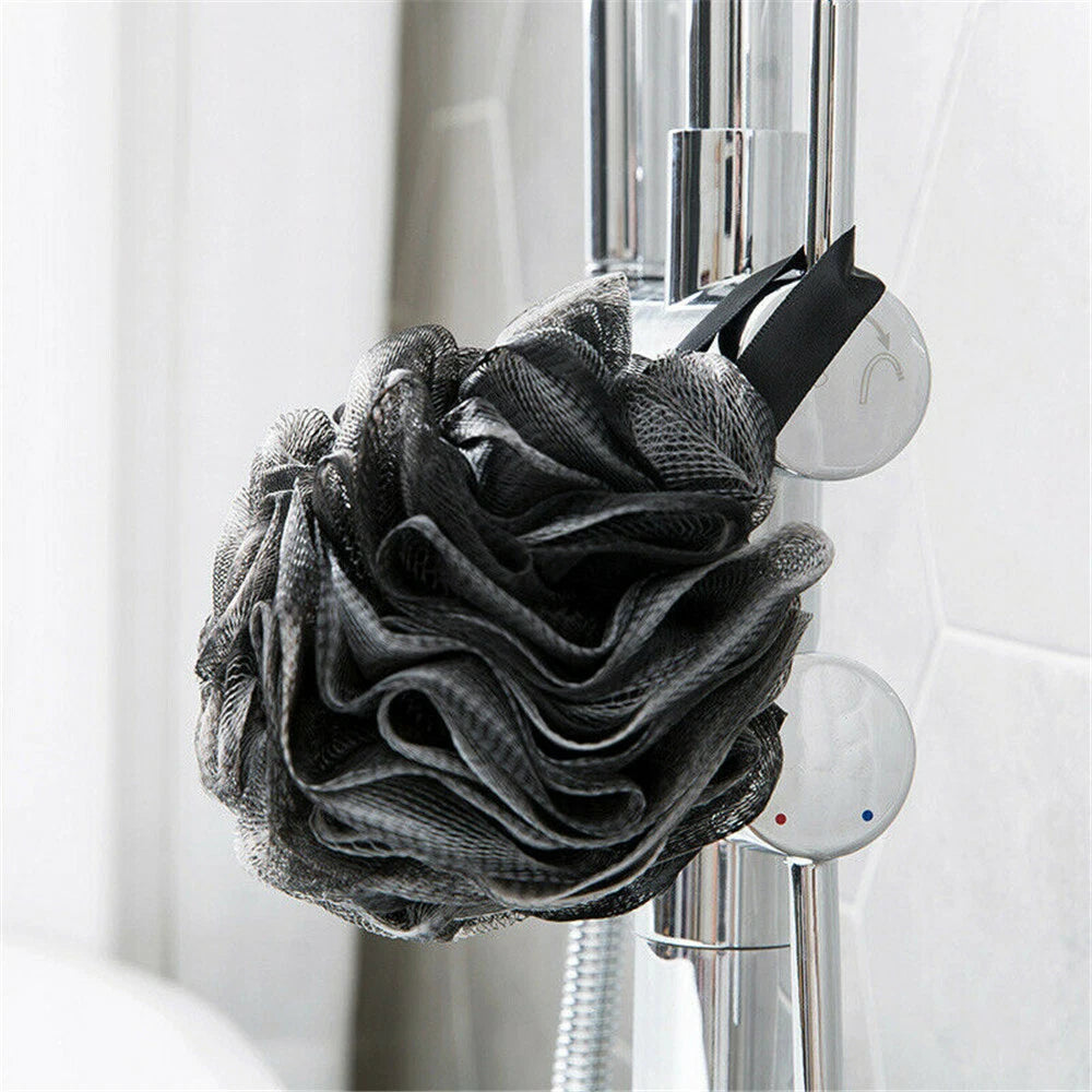 Large Body Brush Bath Shower Scrub Exfoliating Scrubber Sponge Ball Mesh Puff UK