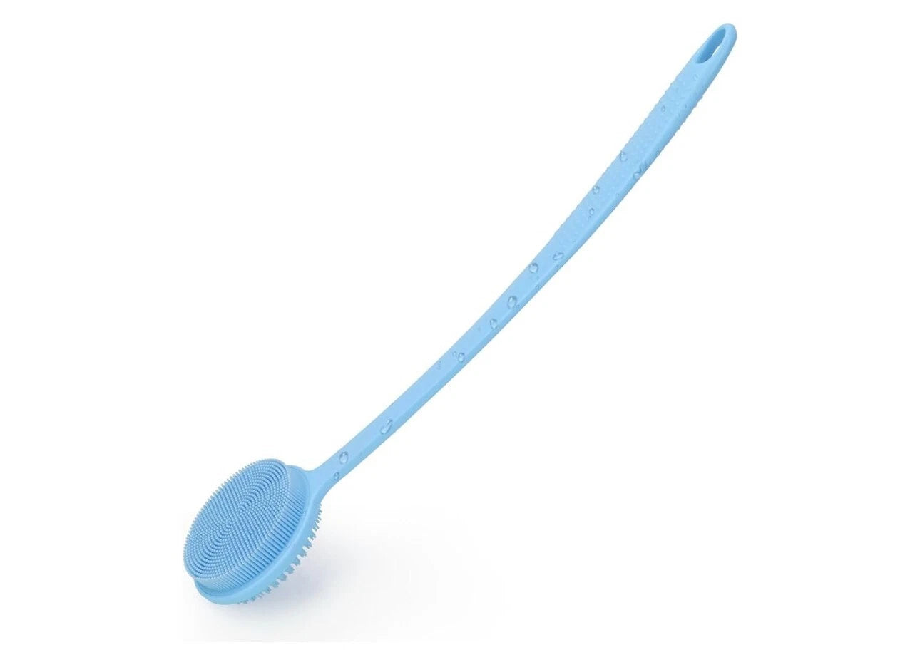 VWMYQ Silicone Back Scrubber for Shower, 17in Long Handle Body Brush