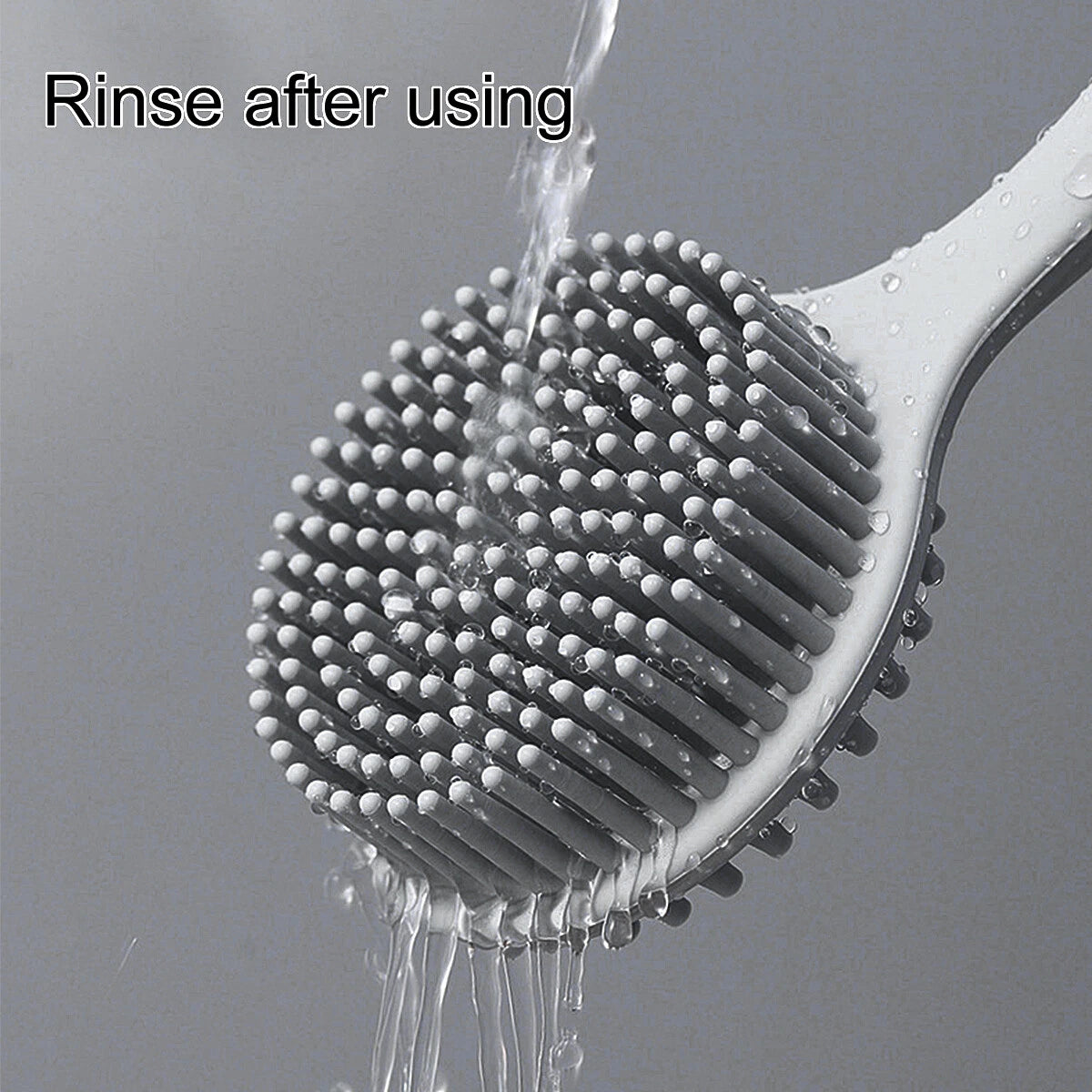 Silicone Body Brush Bath Brush Back Scrubber Long Handle Bath Shower Brush