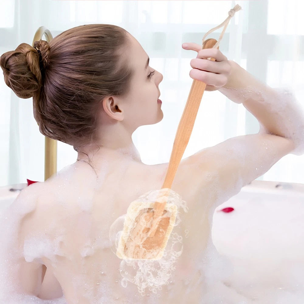Long Handle Shower Brush Back Rub Brush Shower Bath Back Brush Massage Body