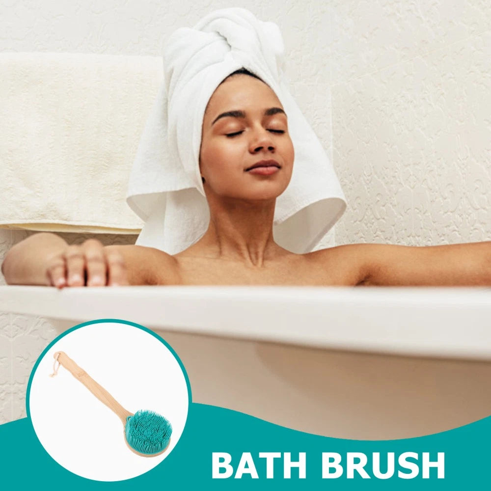 Bath Massage Brush Exfoliating Body Scrubber Back for Shower Bathroom