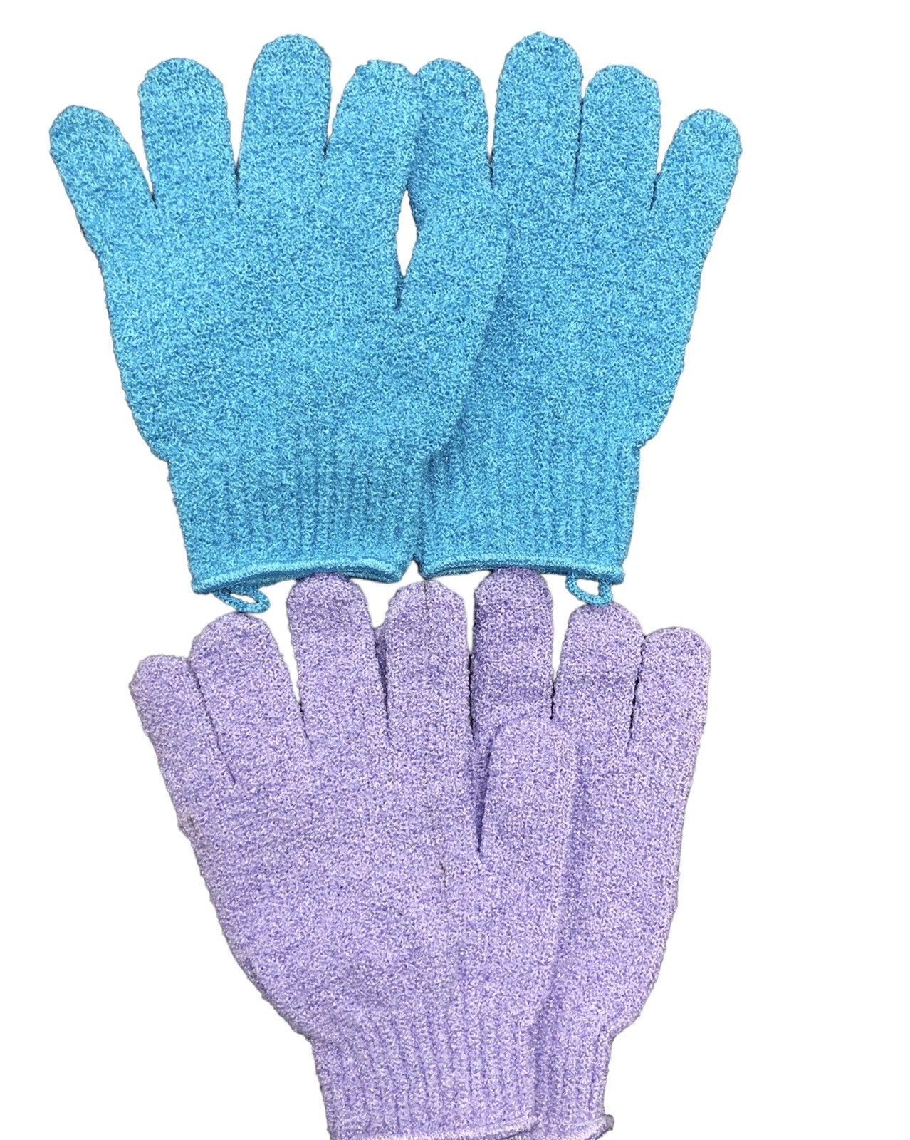 Exfoliating Spa Bath Gloves Shower Soap Clean Hygiene Body Scrub Loofah (2 Pair)