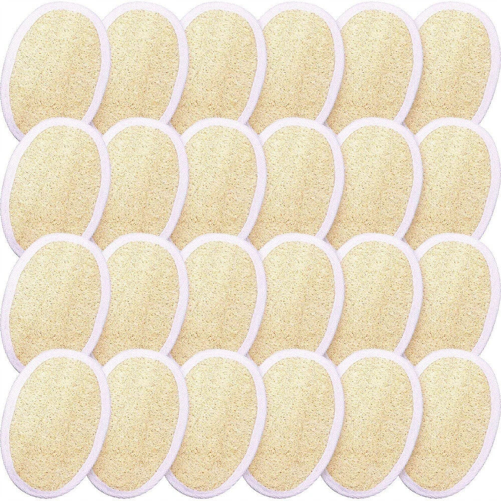 1-5X Body Scrubber Brush Exfoliating Natural Loofah Pad Luffa Bath Shower Sponge
