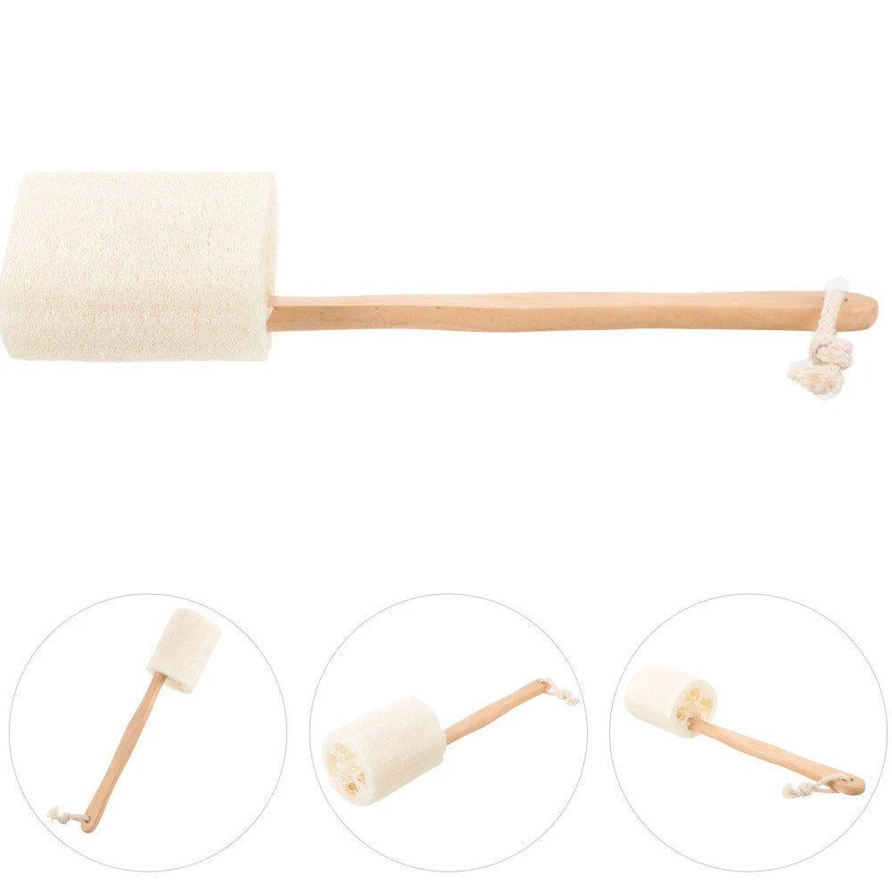 Loofah Shower Brush Handheld Cleansing Skin Body Scrub Exfoliator