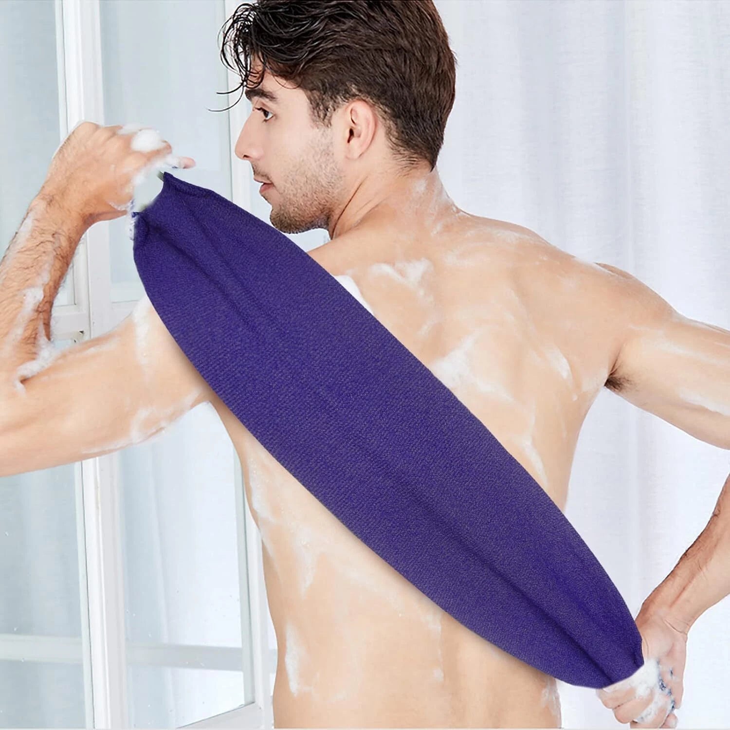 EvridWear Exfoliating Back Scrubber for Shower Bath Shower Spa Skin One Size