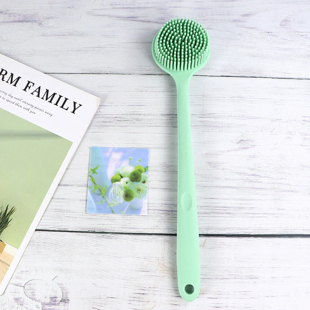 Bath Brush Silicone Exfoliator Skin Scrubber Man Back for Shower Body