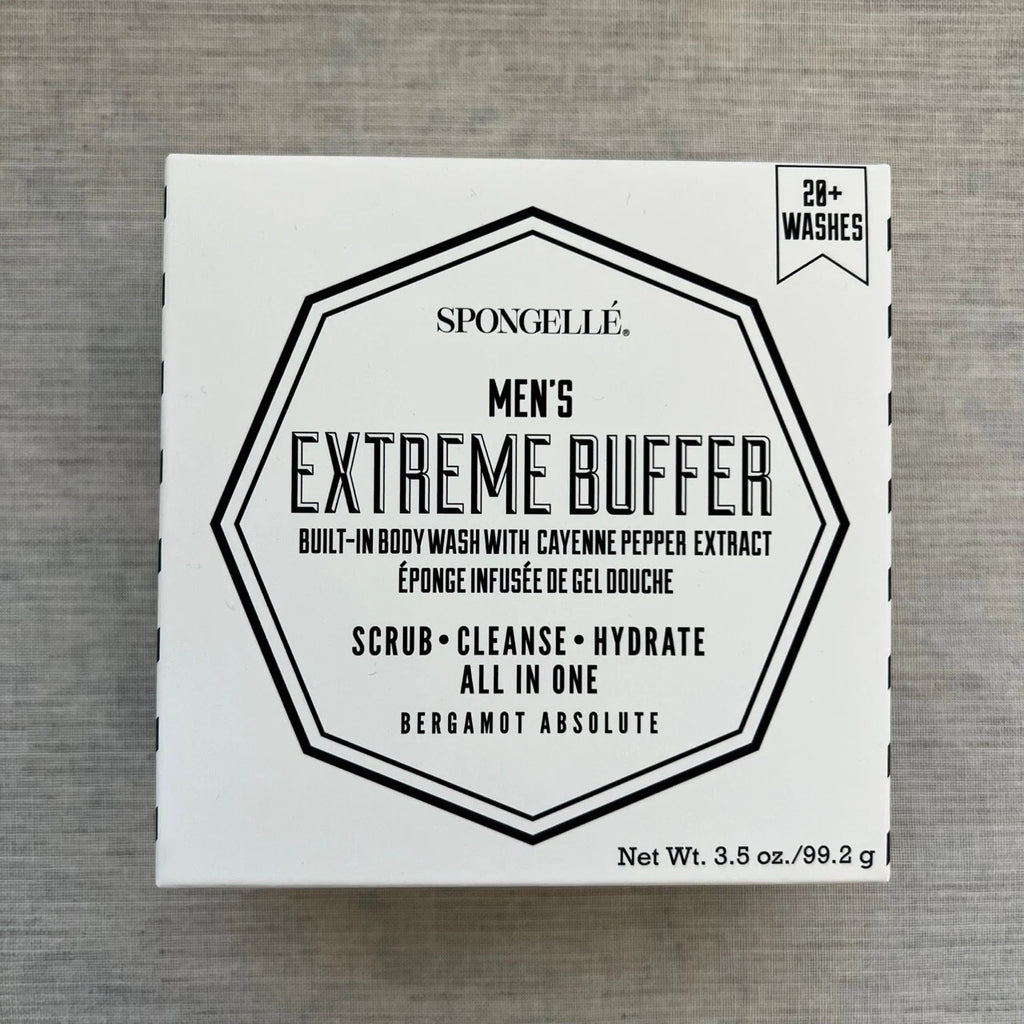Spongelle Multi-Use Body Wash Infused Buffer  - Mens Womens - Super Supreme Pedi