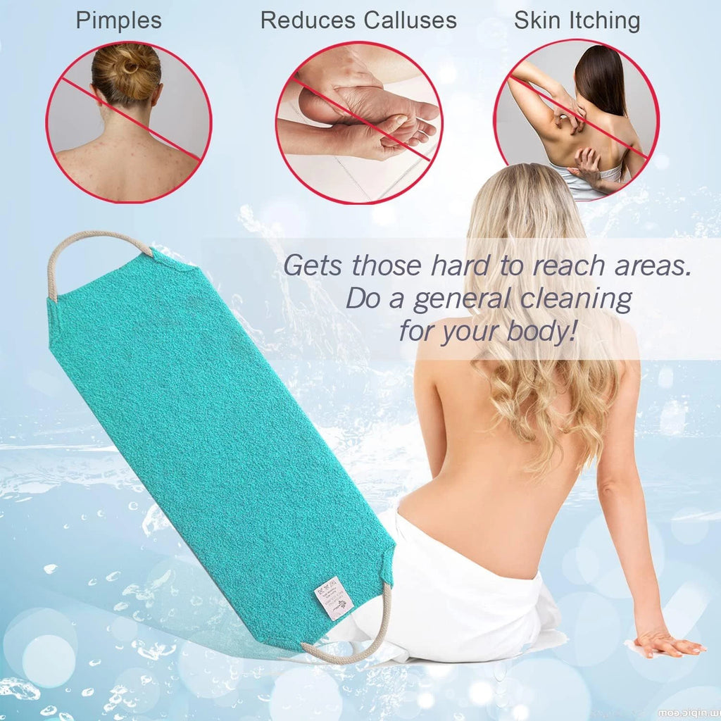 EvridWear Exfoliating Back Scrubber for Shower Bath Shower Spa Skin One Size