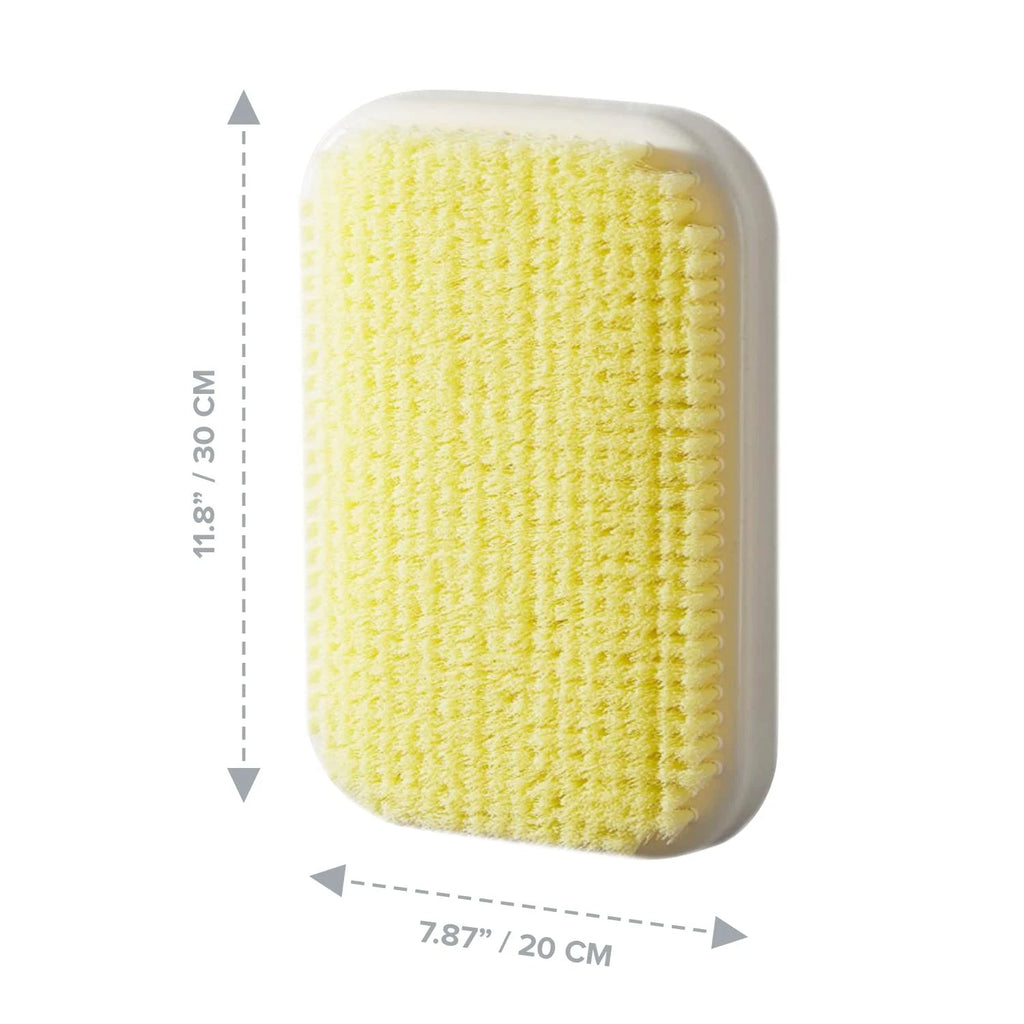 Wall Mounted Back Scrubber for Shower - Large Exfoliating Brush for Shower - ...