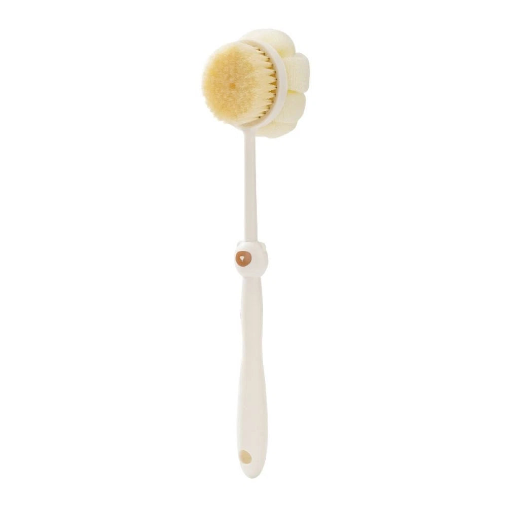 3PCS Long Handle Bath Body Brush Soft Back Shower Exfoliating Scrubber Massager