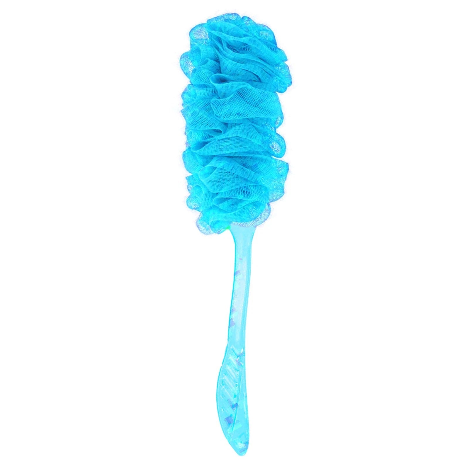 Long Handle Soft Bath Brush Back Scrubber Mesh Sponge Loofah Body Puff Shower
