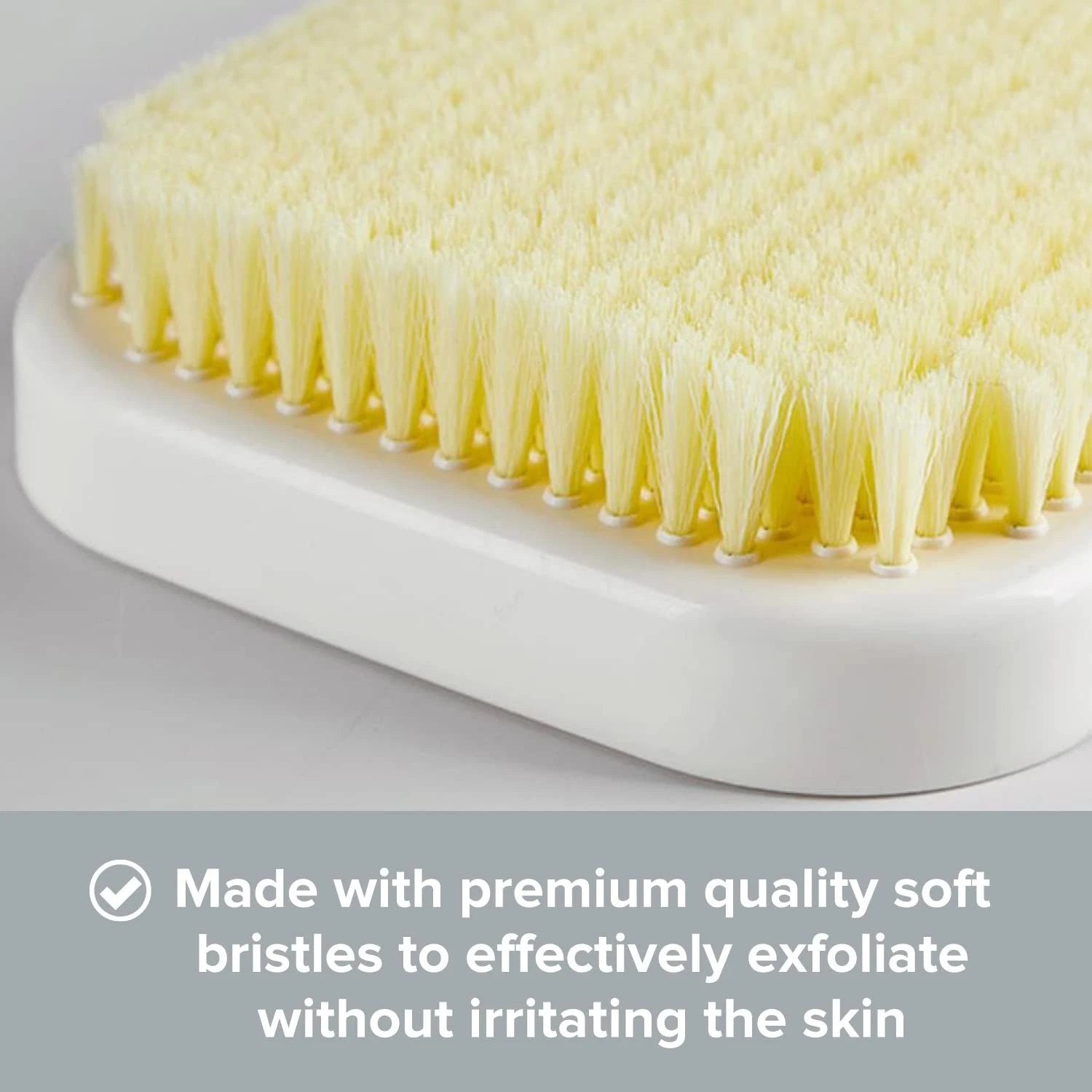 Wall Mounted Back Scrubber for Shower - Large Exfoliating Brush for Shower - ...