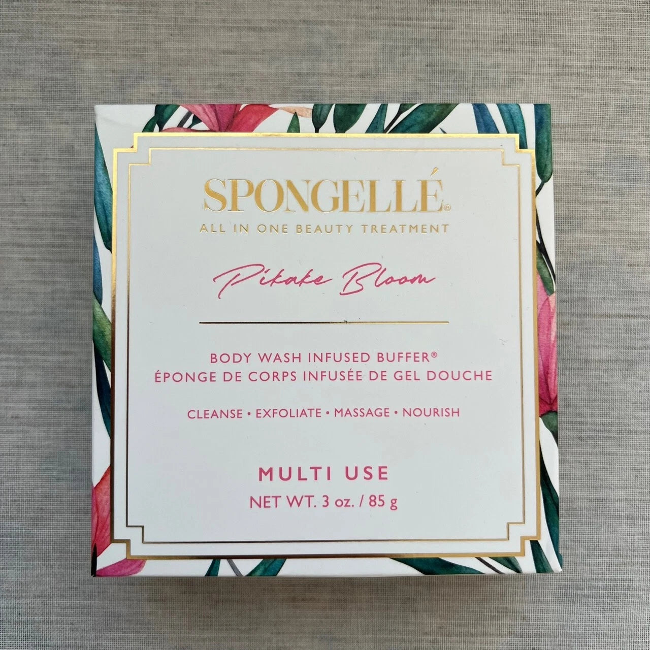 Spongelle Multi-Use Body Wash Infused Buffer  - Mens Womens - Super Supreme Pedi