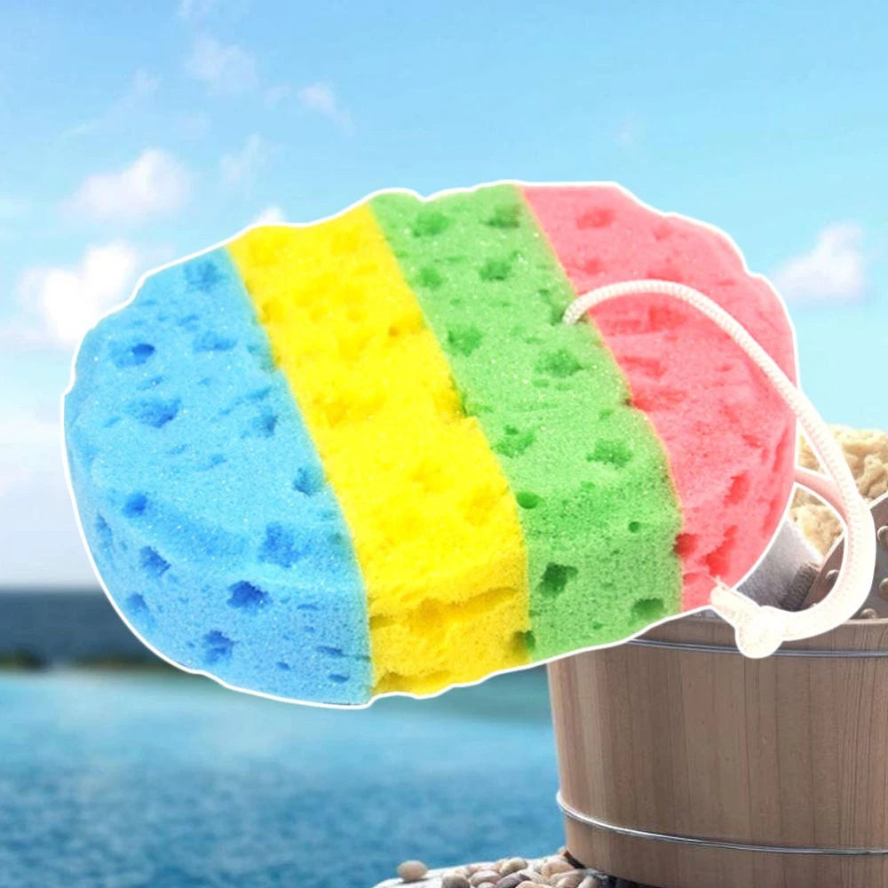 2 Pcs Seaweed Bath Sponge Brushes Miss Shower Sponges Body Cleaning
