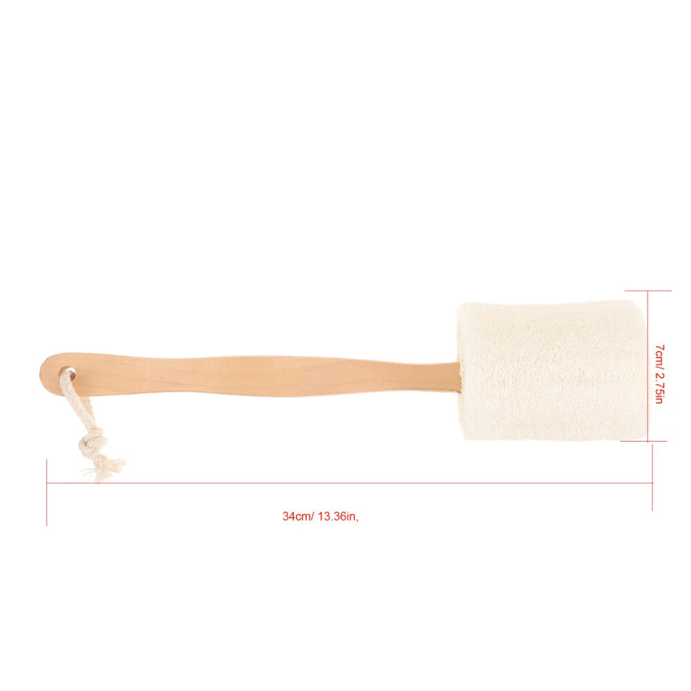 Loofah Shower Brush Handheld Cleansing Skin Body Scrub Exfoliator