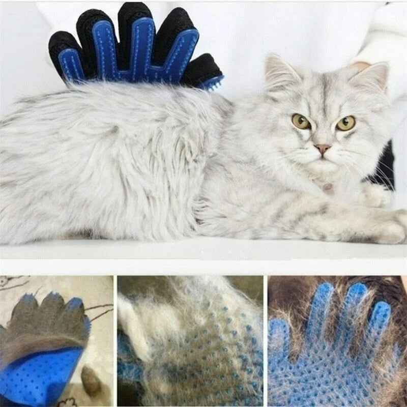 Cat gloves Pet Dog brush Cat Self Grooming shedding Glove Dog Bath Cat cleaning