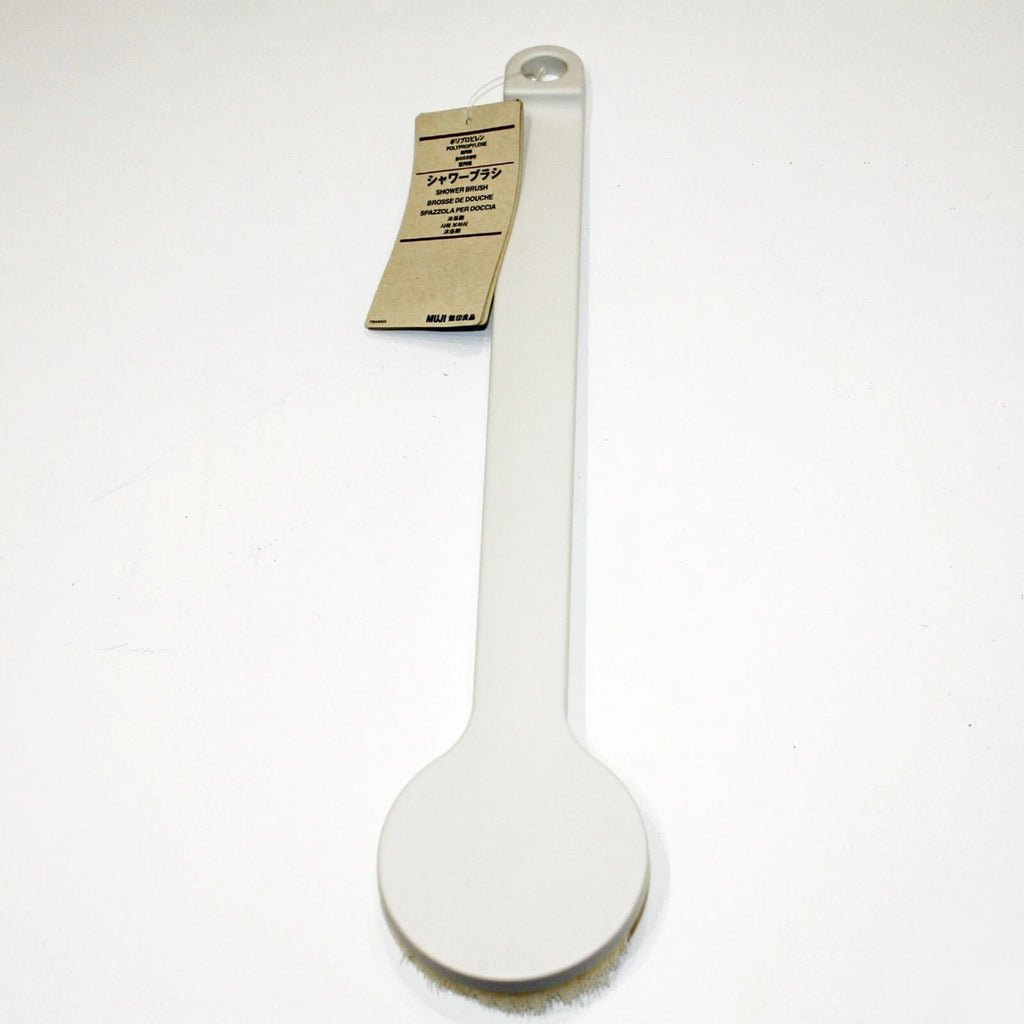 Shower Brush Long Handle Nylon Hair 14" Long