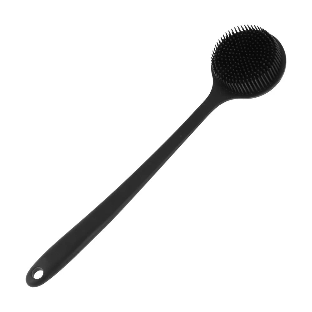 Bath Brush Silicone Body Scrubber, Elderly Back Exfoliating