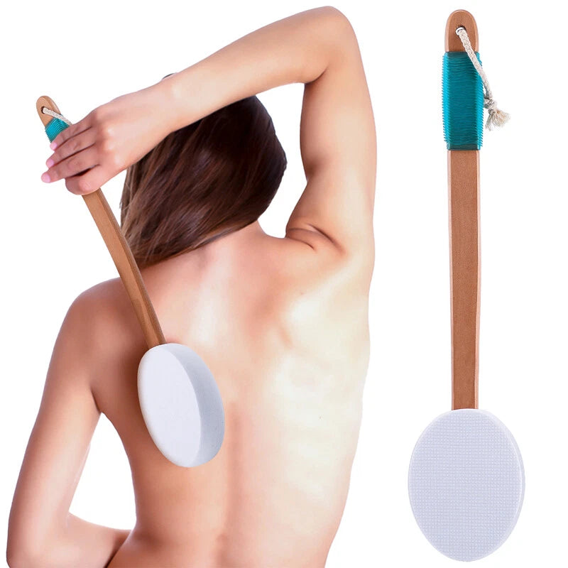 17.9" Long Handle Lotion Applicator Brush for Your Back Fits Tanning Skin Cream