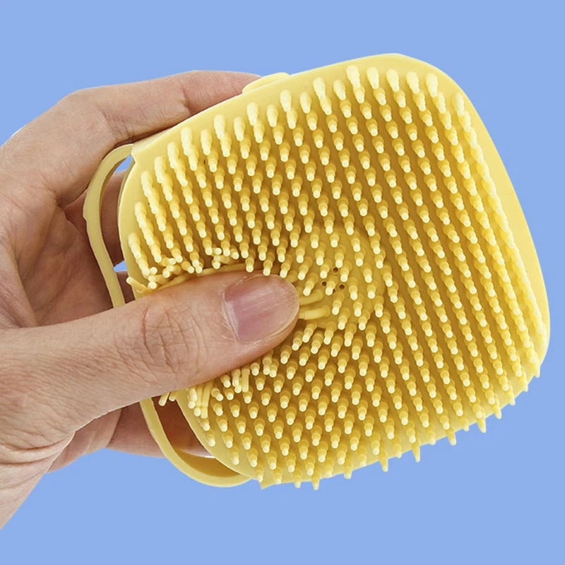 Bathroom Bath Massage Gloves Brush Soft Safety Silicone Pet Accessories
