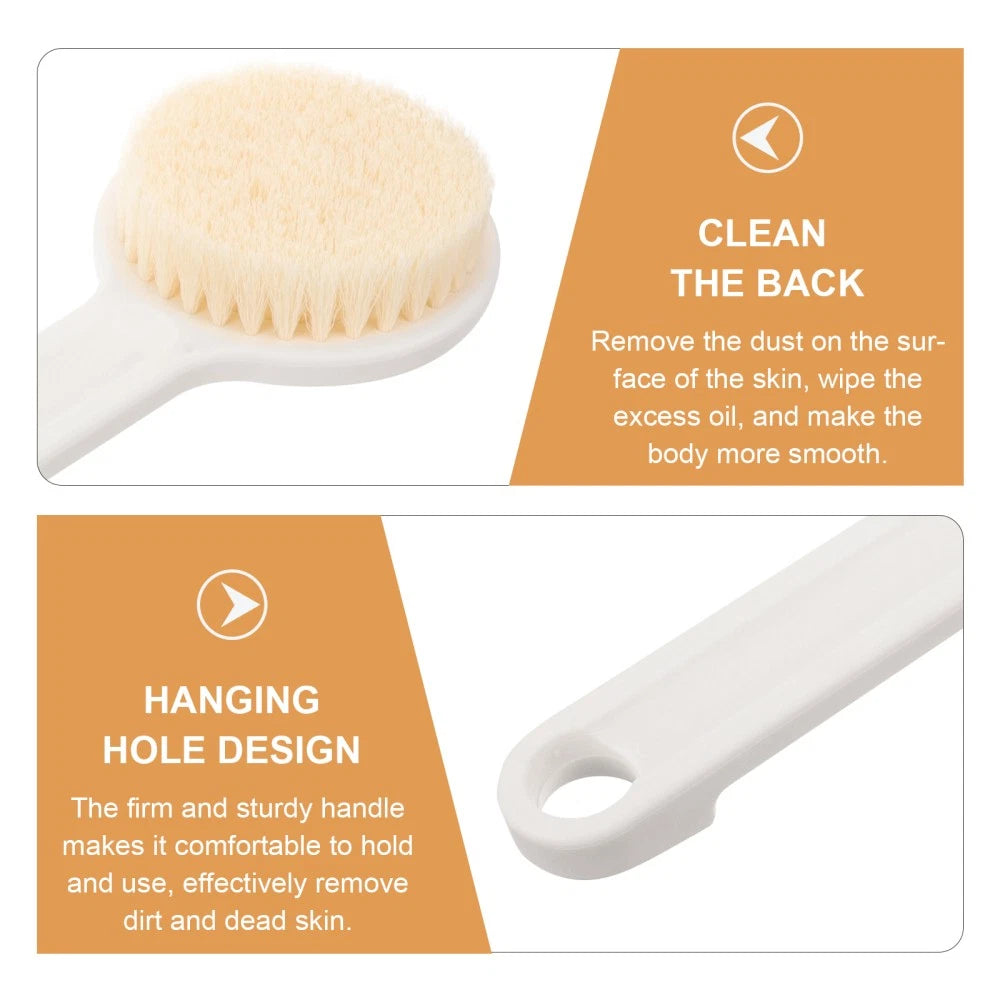 Back Scrubbing Brush Shower Scrubber Body Exfoliator Bath Massage