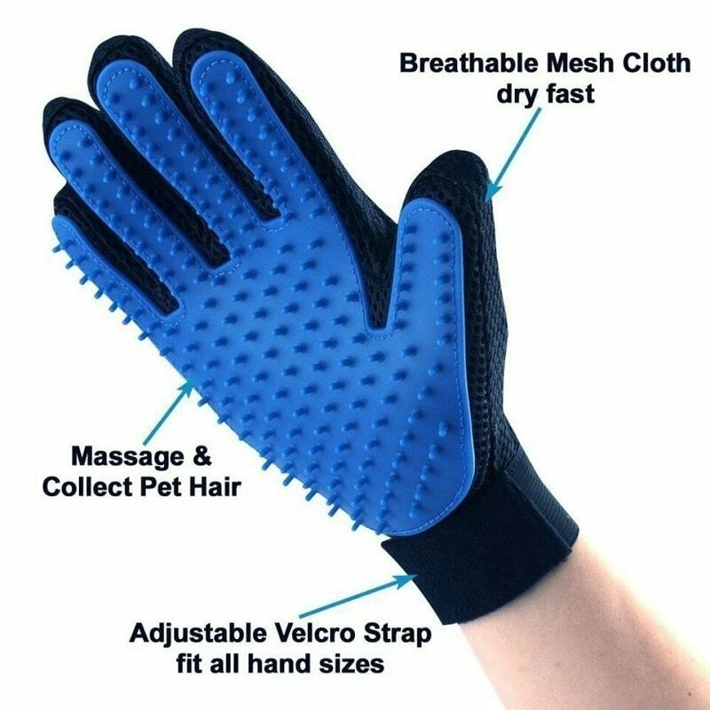 Cat gloves Pet Dog brush Cat Self Grooming shedding Glove Dog Bath Cat cleaning