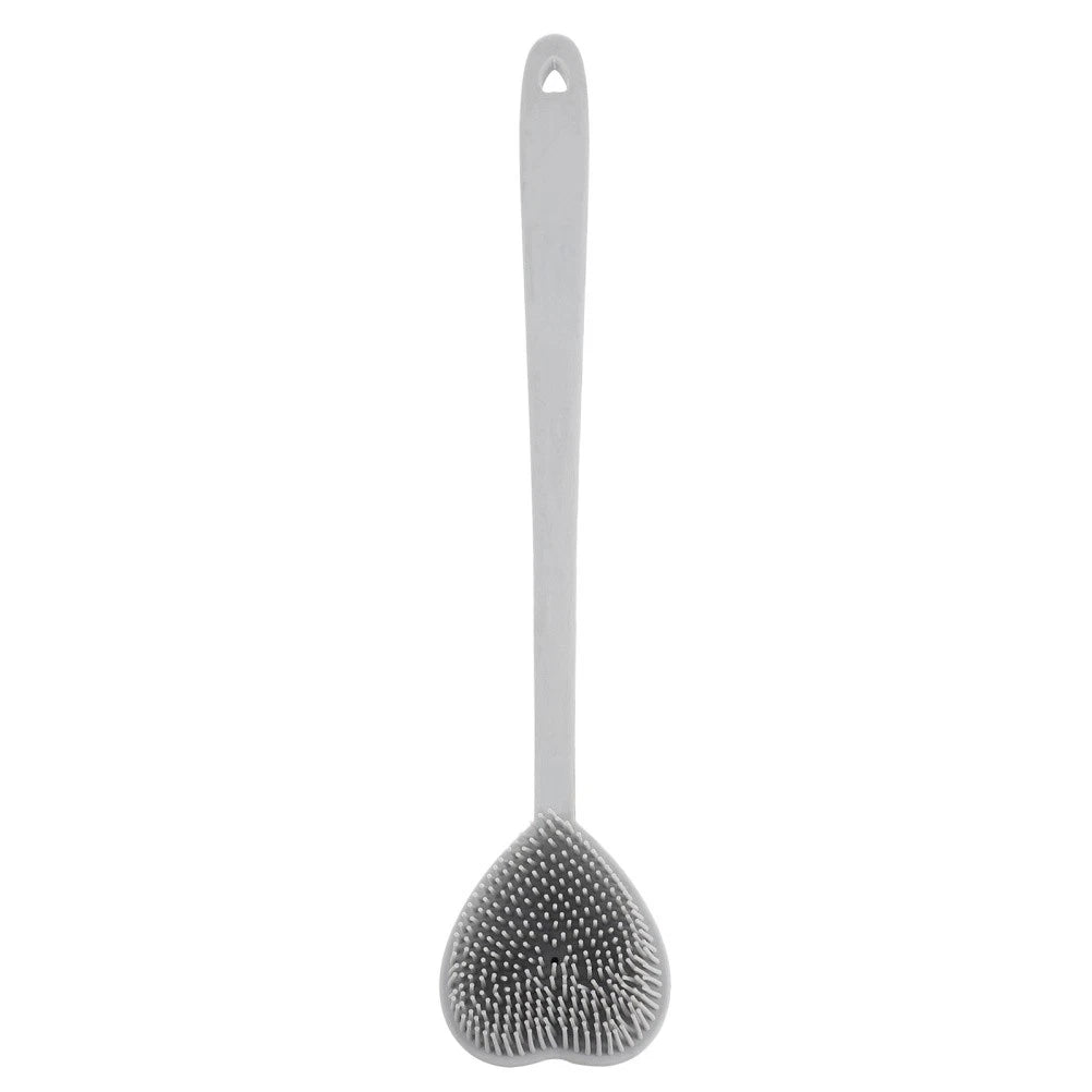 Heart-shaped Bath Brush Body Exfoliator Silicone Bathing Scrubber