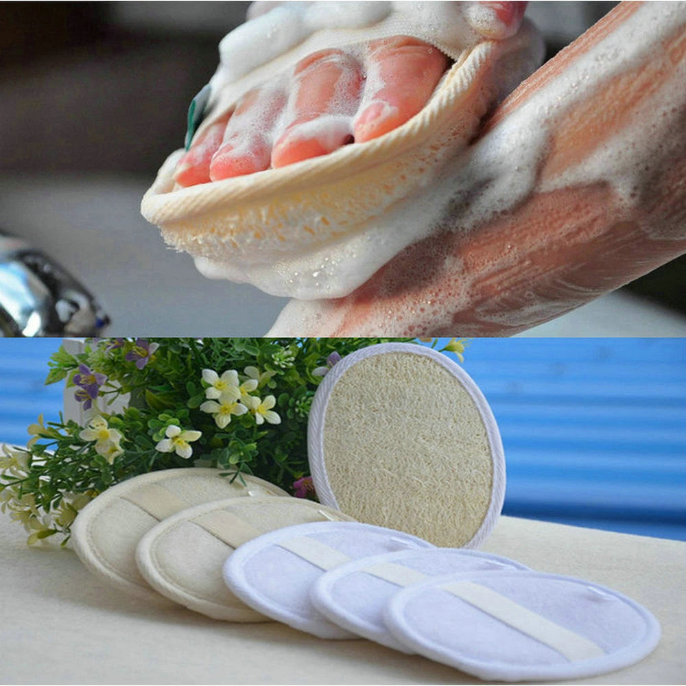 Natural Loofah Luffa Bath Shower Sponge Body Scrubber Exfoliator Washing Pad US