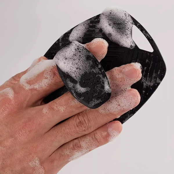 Silicone Body Scrubber Shower Bath Brush Gentle Exfoliating Scrub Cleansing Tool