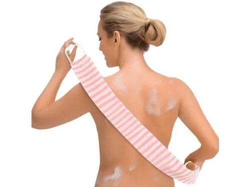 18'' Long Handle Bath Brush Loofah Shower Sponge Long Handle Back Scrubber