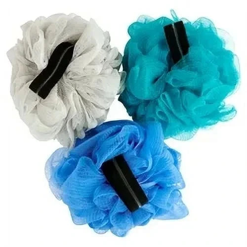 Equate Sport Loofah Bath Sponge Body Scrubber, Color May Vary, for Bath & Shower