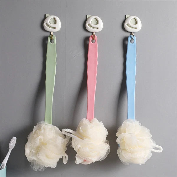 Long Handle Bath Brush Back Scrubber for Shower Loofah Sponge Body Back Brushes