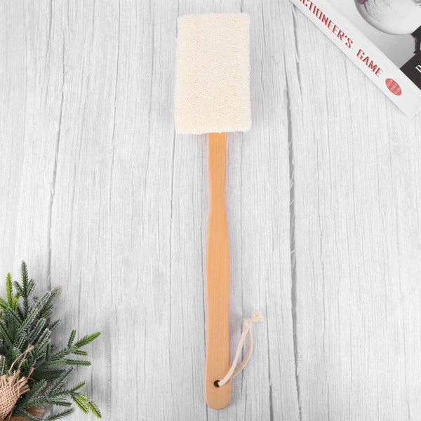 Loofer Shower Brush Exfoliating Body Natural Loofah Skin Cleansing